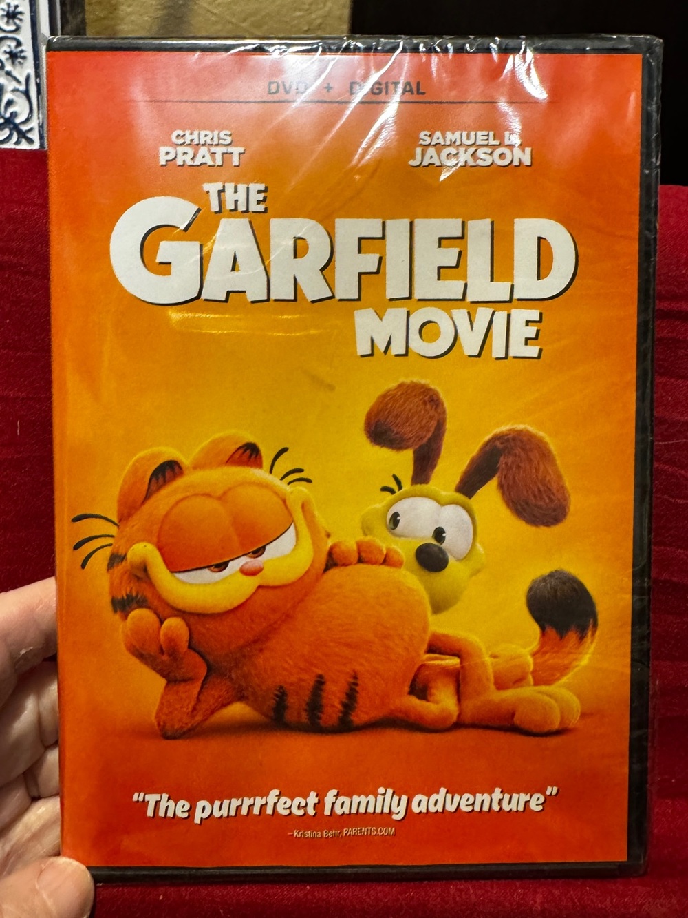 NEW The Garfield Movie (2024) / DVD / Digital Samuel L. Jackson / Christ Pratt